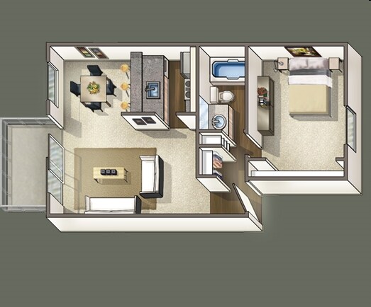 1x1 Large N-07 floor plan